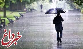 بارش باران در ۱۸ استان کشور