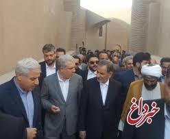 بازدید مونسان و جهانگیری از مراحل مرمت ارگ بم/ رشد 10درصدی سفر تا دوم فروردین