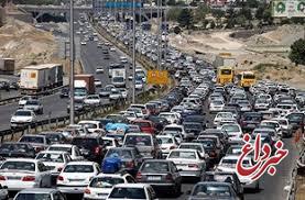 ترافیک فوق سنگین در تمام محورهای شرق تهران