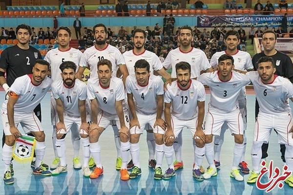 صعود تیم ملی فوتسال ایران به رده سوم جهان +عکس
