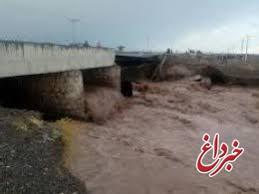2 مصدوم بر اثر سیلاب و تخریب پل در کرمانشاه