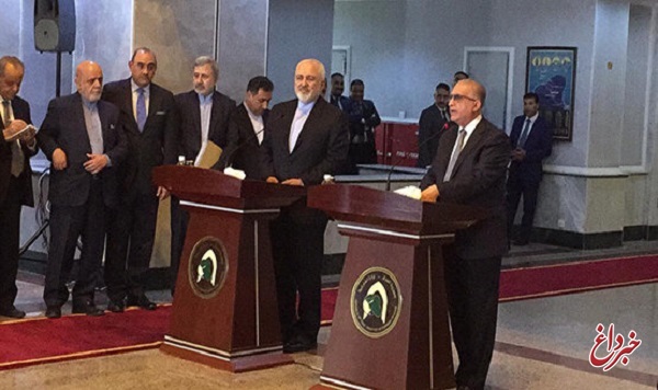 تاکید وزرای خارجه ایران و عراق بر لزوم گسترش روابط دو کشور
