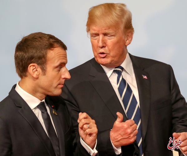 گفت‌وگوی تلفنی ماکرون و ترامپ درباره نگرانی‌های فرانسه نسبت به نتایج خروج از برجام