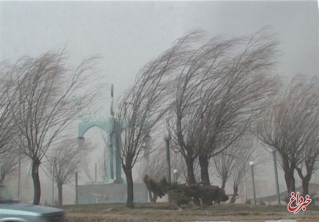 وزش باد شدید در تهران و ۹ استان دیگر/ خزر مواج می‌شود