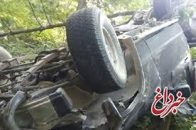 سقوط خودرو به دره در مازندران/ 3 کشته