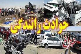 واژگونی اتوبوس در جاده شیراز - کازرون