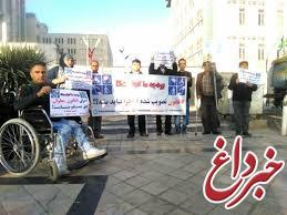 تجمع معلولان برای بازگشایی نرده‌های چهارراه ولیعصر