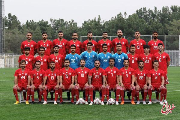 تیم ملی ایران با یک پله صعود در رده بیست‌و‌نهم جهان قرار گرفت