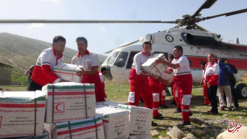 هلال احمر: کمک‌های مردم به سیل‌زدگان رکورد زده‌ است