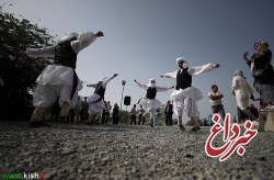اجرای گروه های هنری آیینی در جشن نوروز 98 در کیش