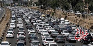 ترافیک نیمه‌سنگین در مسیرهای منتهی به تهران