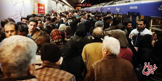 مدیرعامل مترو: شلوغی مترو طبیعی است، مردم مدارا کنند