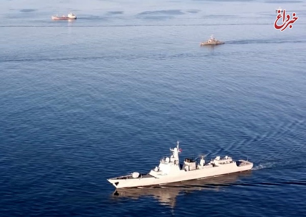 تیراندازی ناوهای ایران، روسیه و چین به سمت اهداف دریایی