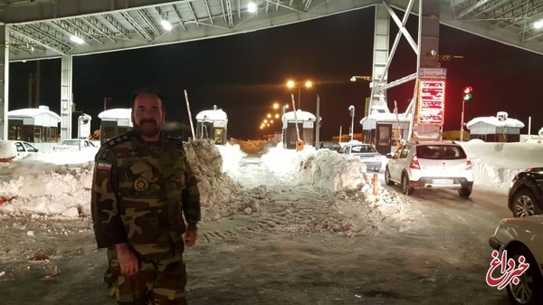 امدادرسانی تیپ ۱۱۶ به مردم گرفتار در برف و کولاک استان گیلان