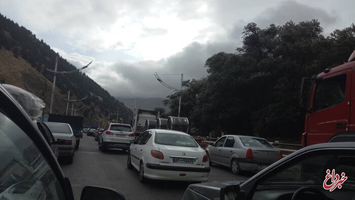 ترافیک در هراز سنگین شد/ تهرانی‌ها در حال سفر به استان‌های شمالی!