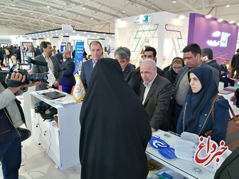 بازدید معاون رئیس جمهور از غرفه بانک ملی ایران در نمایشگاه بورس، بانک و بیمه