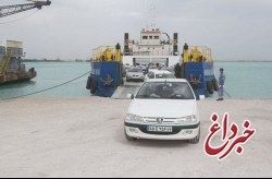 ورود بیش از 650 دستگاه خودروی مسافری از مسیر دریایی به کیش در تعطیلات عید فطر