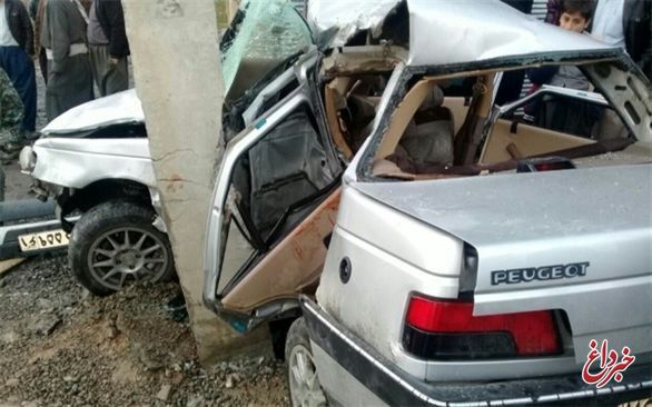 حادثه رانندگی در محور کرمانشاه - کامیاران/ سه کشته