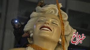 سرقت مجسمه مریلین مونرو از بلوار هالیوود