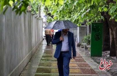 آسمان تهران تا سه‌شنبه بارانی است