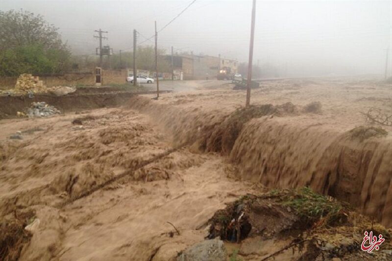 سیلاب در ۶ شهرستان خراسان شمالی خسارت به بار آورد