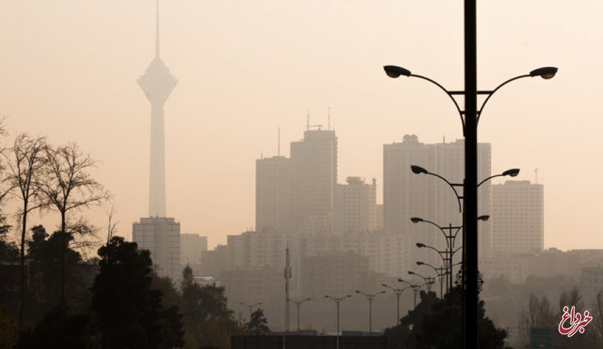 آلودگی هوای تهران در مرز هشدار