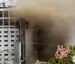 ریزش بخشی از سقف هتل آسمان در شیراز