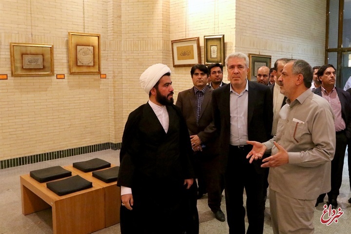 رئیس سازمان میراث‌فرهنگی از موزه ملی قرآن کریم بازدید کرد