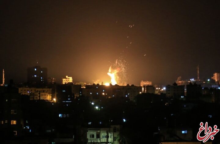 اسرائیل نوار غزه را بمباران کرد
