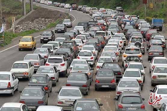 ترافیک سنگین از شرق استان تهران به شمال کشور
