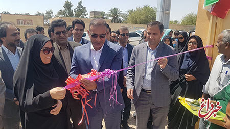 افتتاح مدرسه بانک ملی ایران در استان هرمزگان