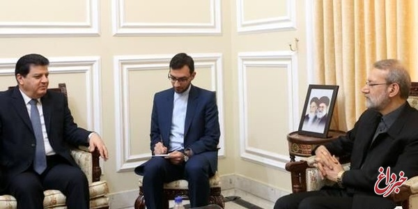 لاریجانی بر حمایت‌ ایران از حفظ تمامیت ارضی سوریه تاکید کرد