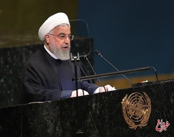 روحانی در مجمع عمومی سازمان ملل: پاسخ ما به مذاکره تحت تحریم «نه» است/ عکس یادگاری آخرین ایستگاه مذاکره است