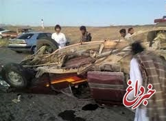 سیستان و بلوچستان؛ 6 کشته در واژگونی خودرو قاچاق انسان در ایرانشهر