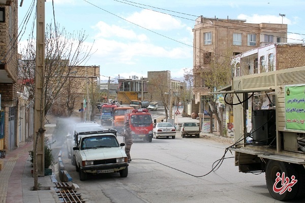 پدافند هوایی ارتش معابر شهرها و روستاهای اراک را ضدعفونی کرد