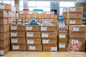 اهدای 2 کامیون اقلام بهداشتی از سوی بانک ملت به آسایشگاه کهریزک البرز