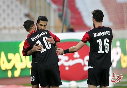پرسپولیس با پیراهن میناوند ۷پله صعود کرد