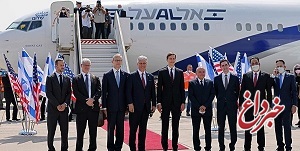 اولین پرواز رسمی از تل‌آویو به ابوظبی برخاست/ بیانیه هیأت آمریکایی و اسرائیل در فرودگاه