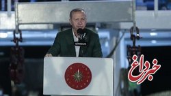 اردوغان: اجازه چپاول حق ملت و منابع طبیعی ترکیه را نمی‌دهیم