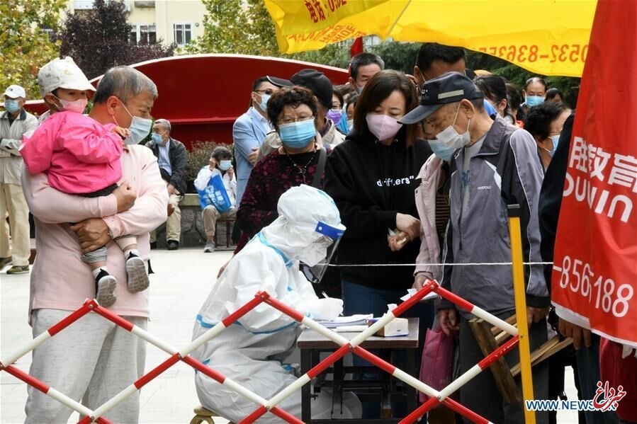 چین: با ابتلای ۱۲ نفر به کرونا در «چینگ دایو»، طی ۲ روز از ۴ میلیون نفر آزمایش کرونا گرفتیم / آزمایش اولیه ۲ میلیون نفر منفی بود / در ۳ روز آینده نیز از ۵ میلیون نفر باقیمانده شهر تست می‌گیریم