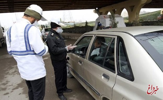 پلیس: ۶ هزار خودرو در تهران به دلیل ماسک نزدن جریمه شدند