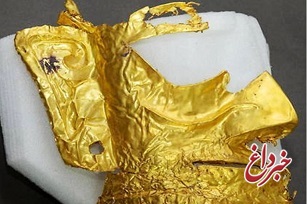 کشف ماسک طلای 3 هزار ساله در چین +عکس