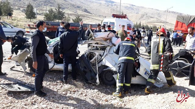 تصادف در شمالغرب شیراز با ۸ کشته