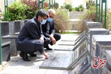 تجدید میثاق رئیس سازمان زندان‌ها با شهدای همدان