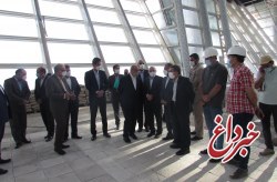 بازديد مشاور رييس جمهور از روند ساخت پايانه مسافري فرودگاه بين المللي كيش