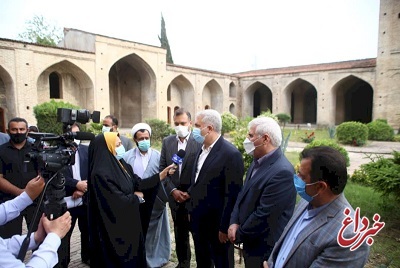 دکتر مونسان از پایگاه میراث‌فرهنگی فرح‌آباد بازدید کرد