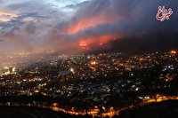 آتش‌سوزی گسترده در جنگل‌ها و مراتع کوهدشت