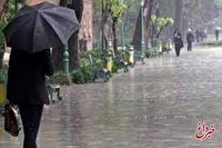 بارش باران پراکنده در برخی استان‌های شمالی و جنوبی تا روز جمعه