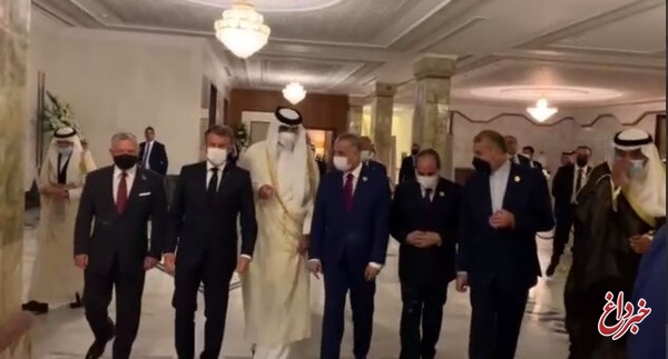 گفت‌وگوی امیرعبداللهیان با رئیس‌جمهور مصر در حاشیه نشست بغداد