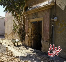 تخریب یک حمام تاریخی در شیراز توسط شهرداری حین کفسازی کوچه